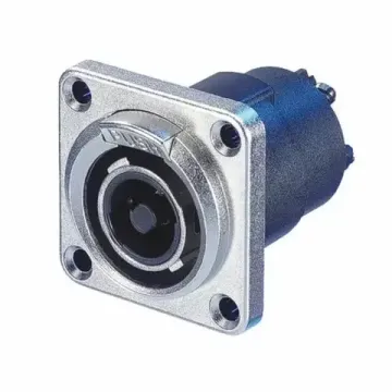 Neutrik NLT4FP панельный разъем Speakon female 4-контактный, металлический корпус