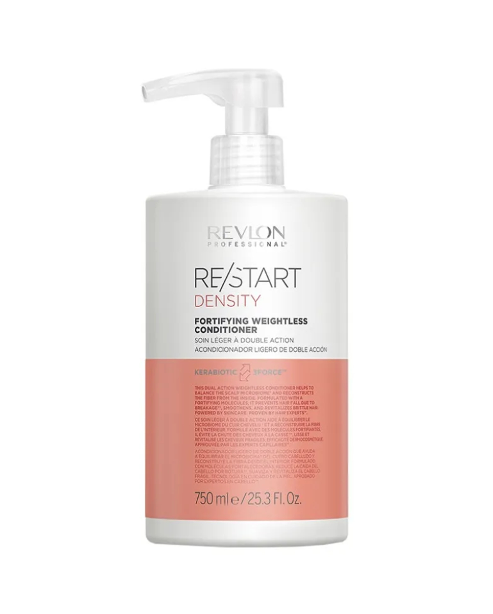 Укрепляющий невесомый кондиционер Revlon Professional Restart Density Weightless Fortifying Conditioner 750 мл