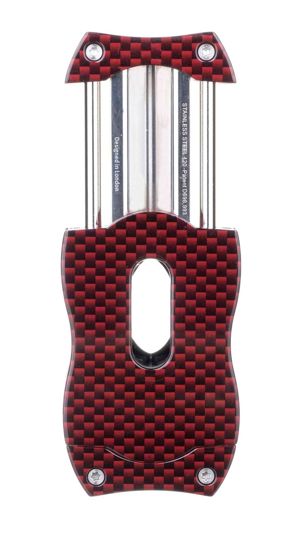 Гильотина Colibri V-cut, красный карбон CU300T22