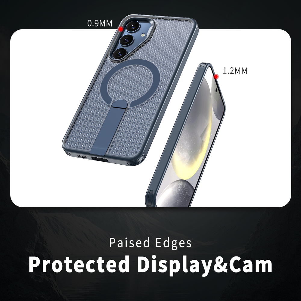 Прозрачный чехол Mesh Pro Magnetic Case для Samsung Galaxy S25+