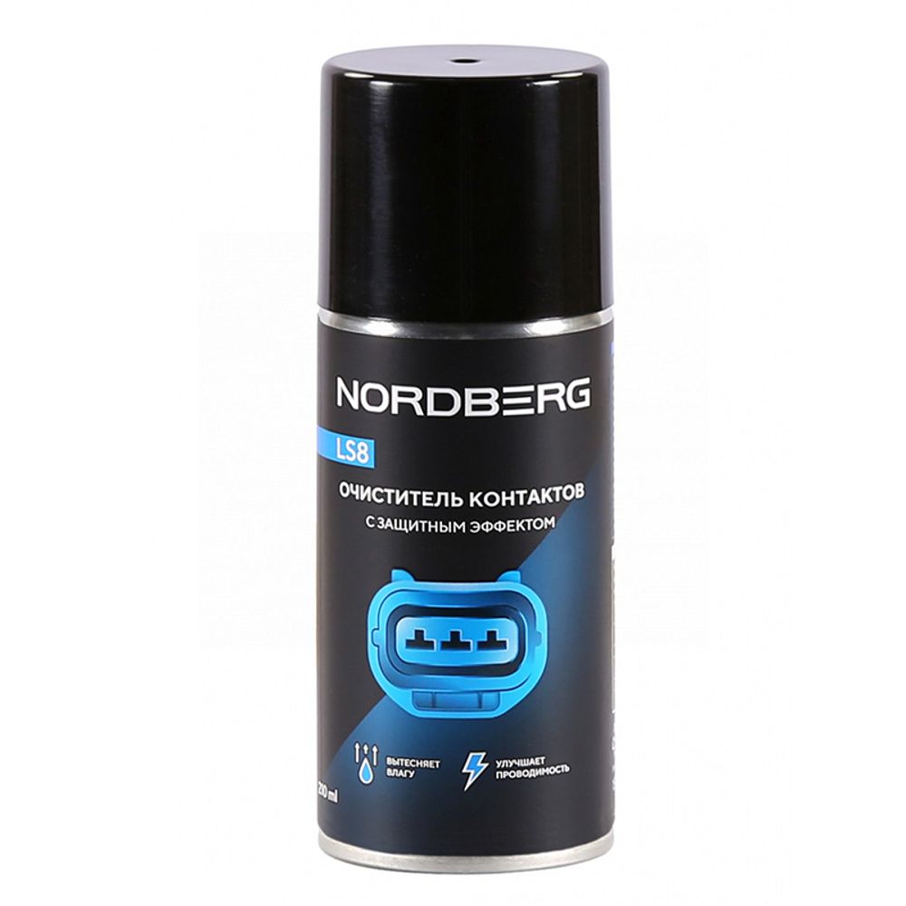 NORDBERG (LS8-210) Очиститель контактов, 210 мл NORDBERG (LS8-210) Очиститель контактов, 210 мл