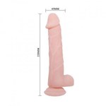Фаллоимитатор с мошонкой на присоске Super Dildo (22×4,5 см)
