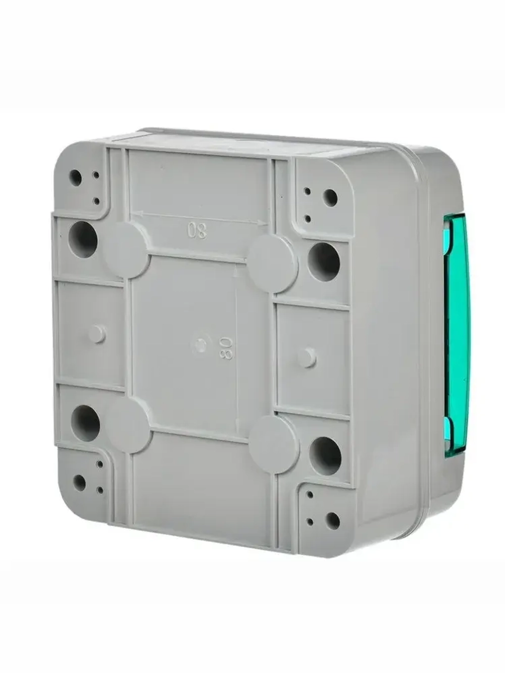 Корпус пластиковый КМПн-6 IP65 зеленая прозрачная дверь TEKFOR IEK