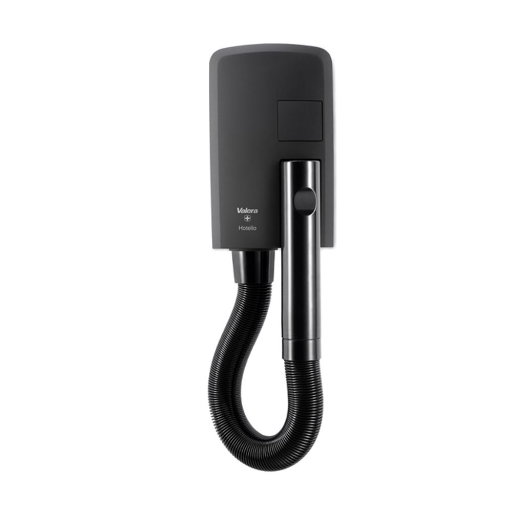 Настенный фен Valera Hotello Matt Black - 1200Вт (832.01/T black matt) - 2