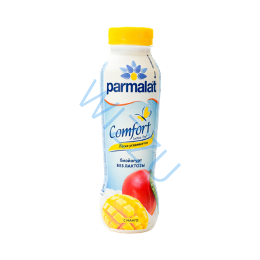 Йогурт питьевой Parmalat Comfort манго б/лакт. 1,5% 6х290г PET