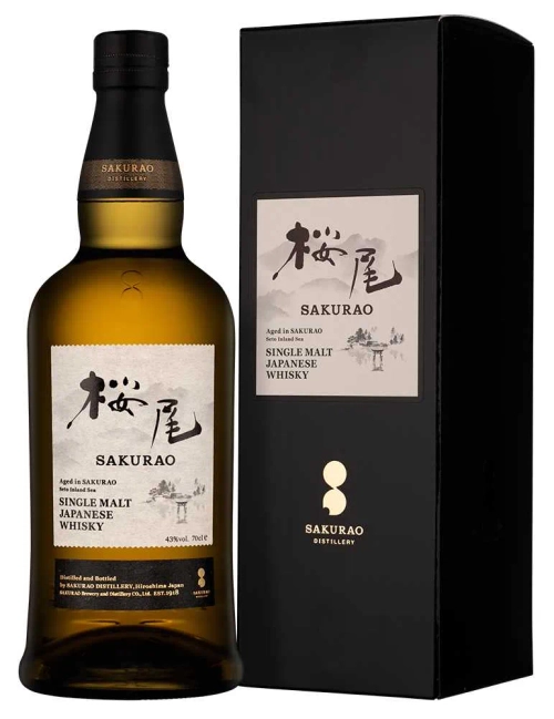 Виски Sakurao Single Malt, 0.7 л.