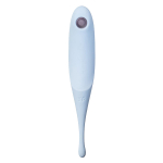Голубой вакуум-волновой стимулятор клитора 20,4см Satisfyer Twirling Pro Blue