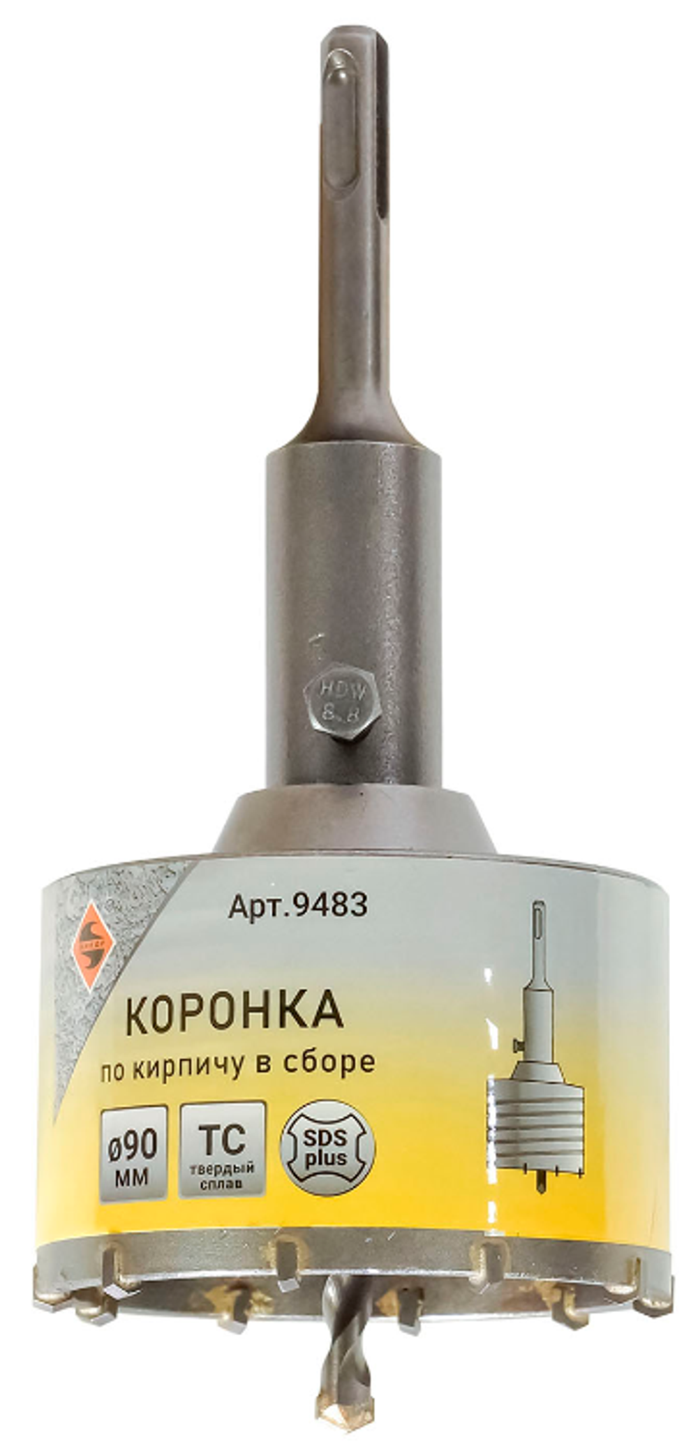 Коронка по бетону Ø 75мм. SDS-plus c державкой, "ЭНКОР" 9481