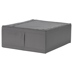 IKEA SKUBB  (ИКЕА СКУББ)  -  Короб для хранения одежды/белья - тёмно-серый 43x53x19 см