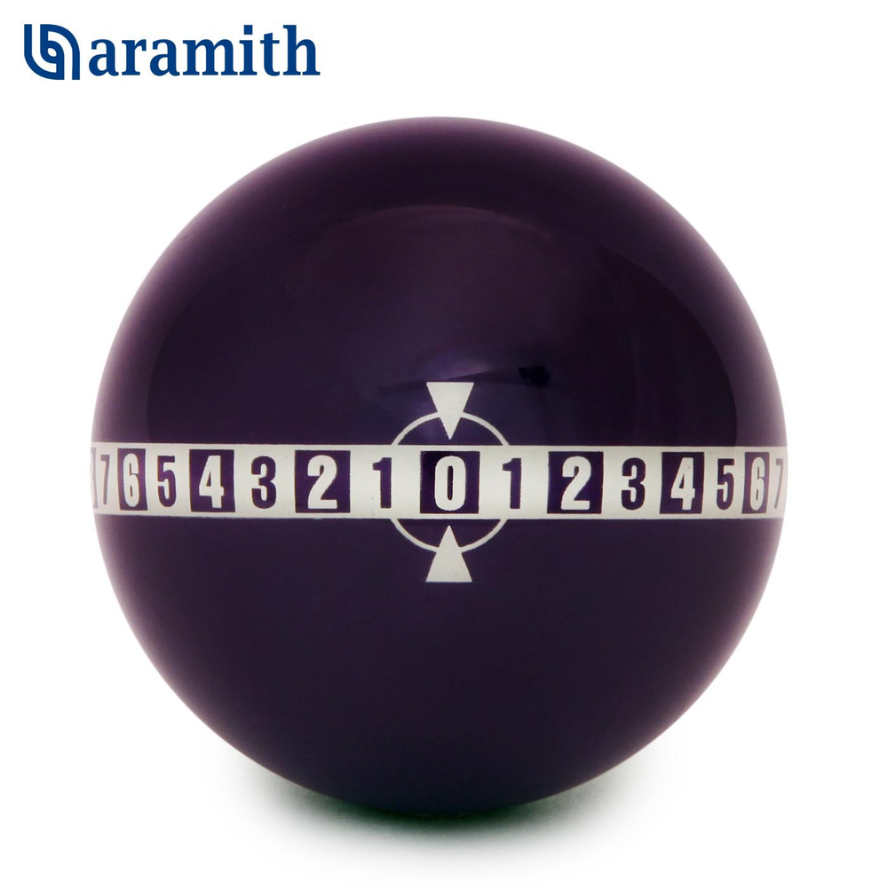Тренировочные шары для пула 57,2 мм "Aramith Aiming by the Numbers Pool" 2 шара, блистер