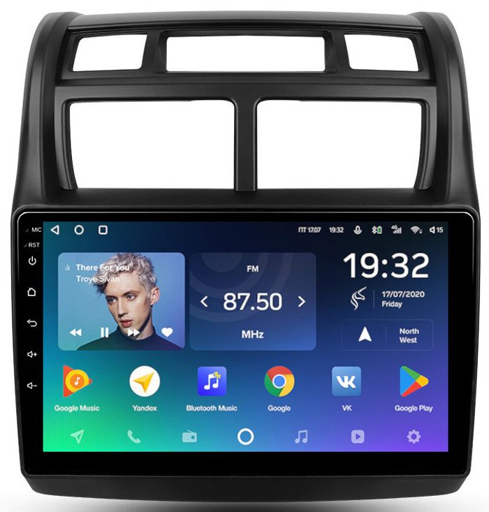 Магнитола для KIA Sportage 2 2008-2010 - Teyes CC2 PLUS монитор 9" QLED, Android 10, Быстрая, SIM-слот