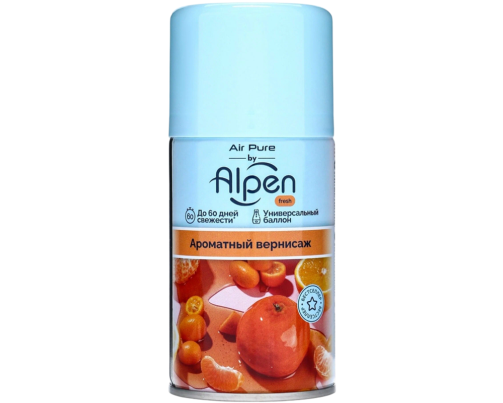 Освежитель ALPEN сменный 250 мл Ароматный Вернисаж