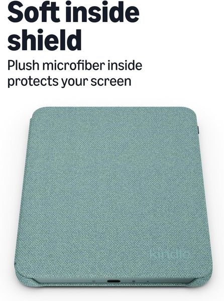 Оригинальный чехол для Amazon Kindle Paperwhite/Colorsoft 2026 Knit Fabric Cover, Зеленый | Seaglass Green