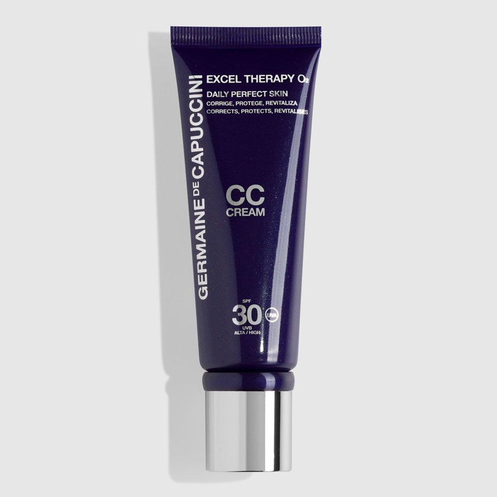 СС крем дневной бежевый SPF30 Excel Therapy O2