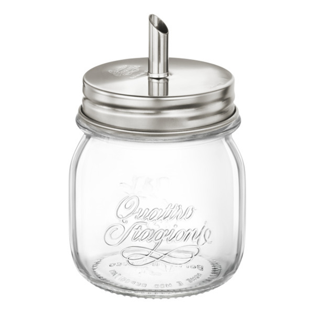 Банка для сахара с дозатором 0.25л Bormioli Rocco Quattro Stagioni