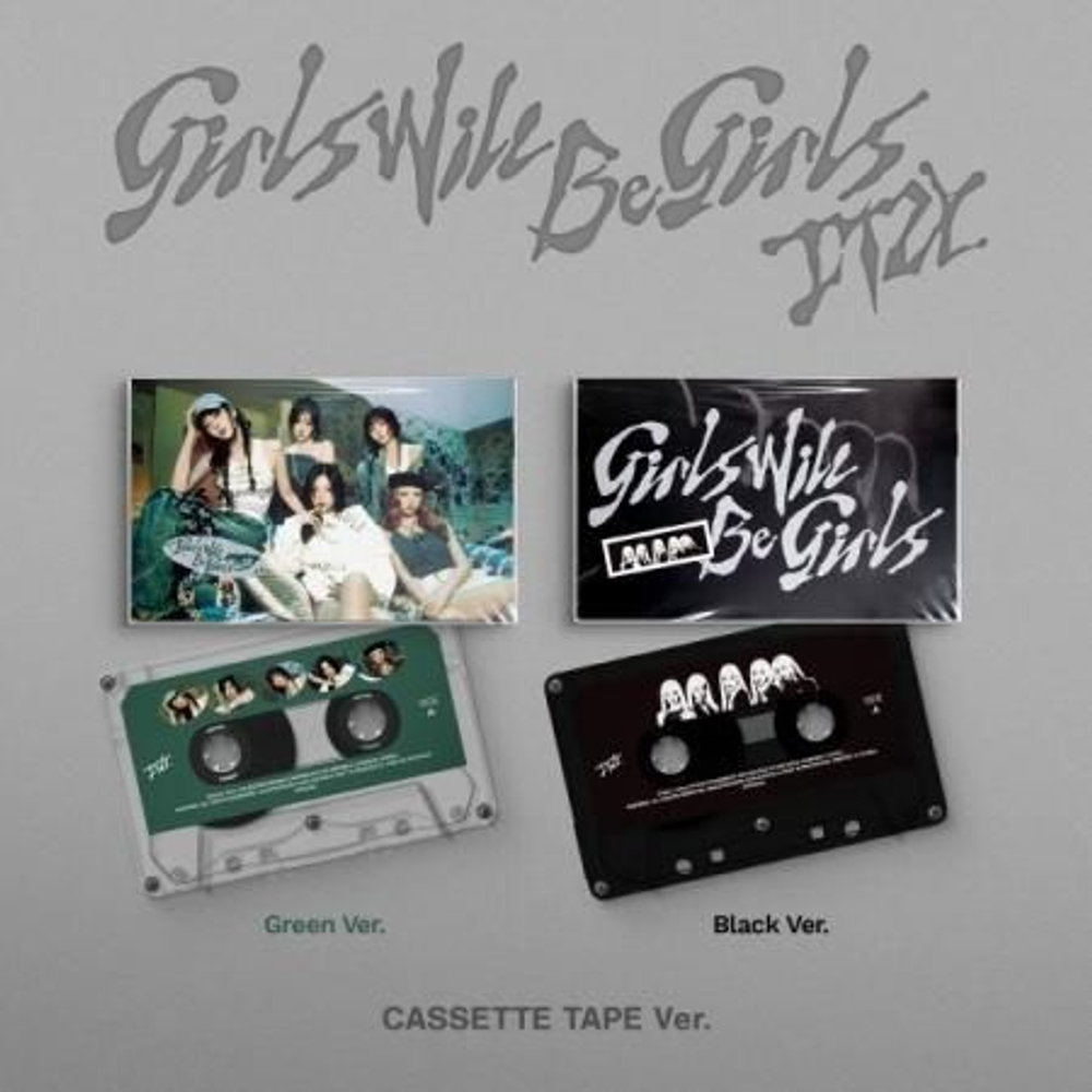 Альбом ITZY - GIRLS WILL BE GIRLS CASSETTE TAPE 2 Version SET