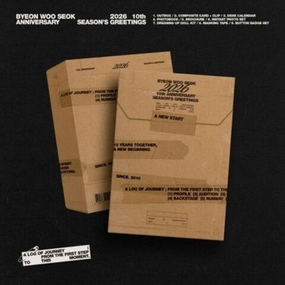 товары BYEON WOO SEOK - 10TH ANNIVERSARY 2026 Season's Greetings