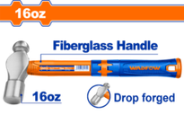 Молоток с круглым бойком 450 гр (6/24) WADFOW WHM5316