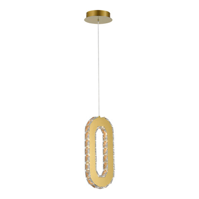 SL6506.203.01 Светильник подвесной ST-Luce Золотистый/Золотистый, Прозрачный LED 1*9W 3000K