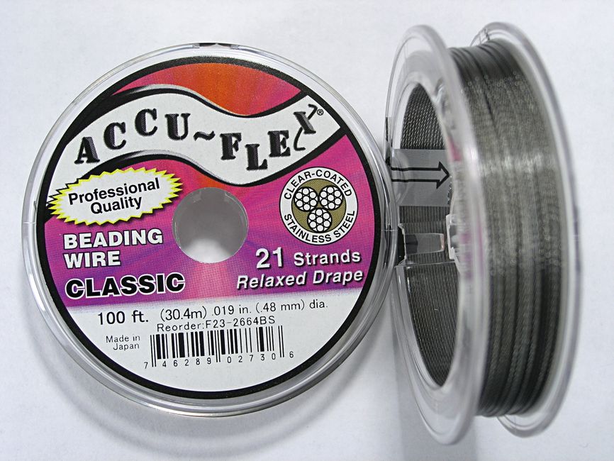 Ювелирный тросик Accu-Flex, 0,48 мм, 21 струна, цвет 