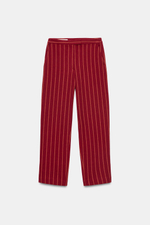 БРЮКИ ПРЯМОГО КРОЯ В ПОЛОСКУ — ZARA