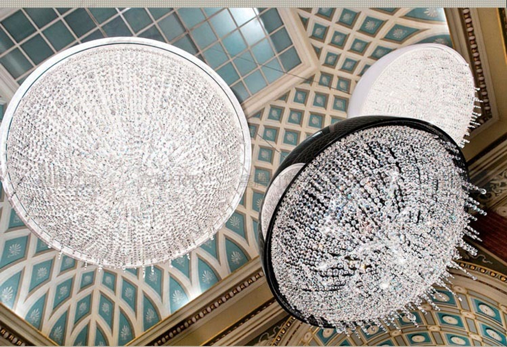 Pendant design lamp Ozero by Manooi D60 (Black)