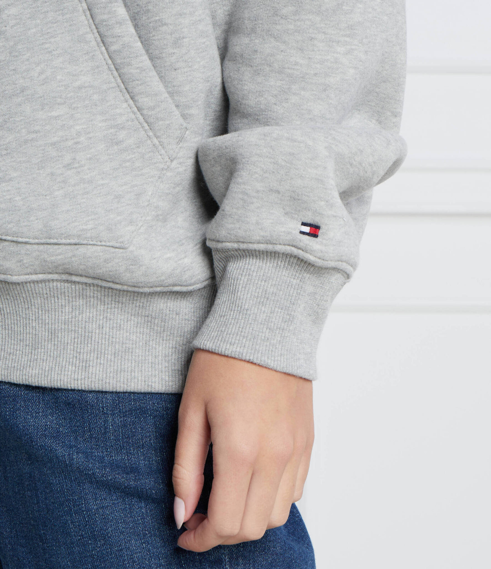 Худи VARSITY LONG ZIP UP Tommy Hilfiger - серый(WW0WW39801)