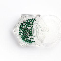 1105 Стразы стеклянные Malachite Green SS4 (1,5 мм) 100 шт