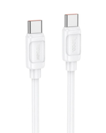 Usb Кабель-зарядка Type-C на Type-C Hoco X115 5A 240W 1м силиконовый белый