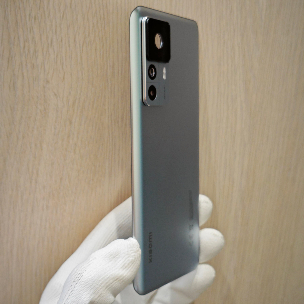 Задняя крышка ORIGINAL для Xiaomi 12T Pro 22081212UG - ( заднее стекло ) цвет: Серебристый