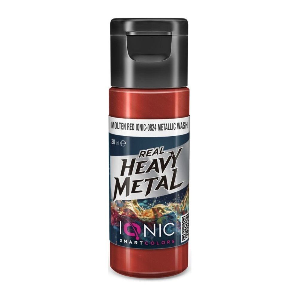 Проливка Molten Red Metallic Wash — Ionic Real Heavy Metal
