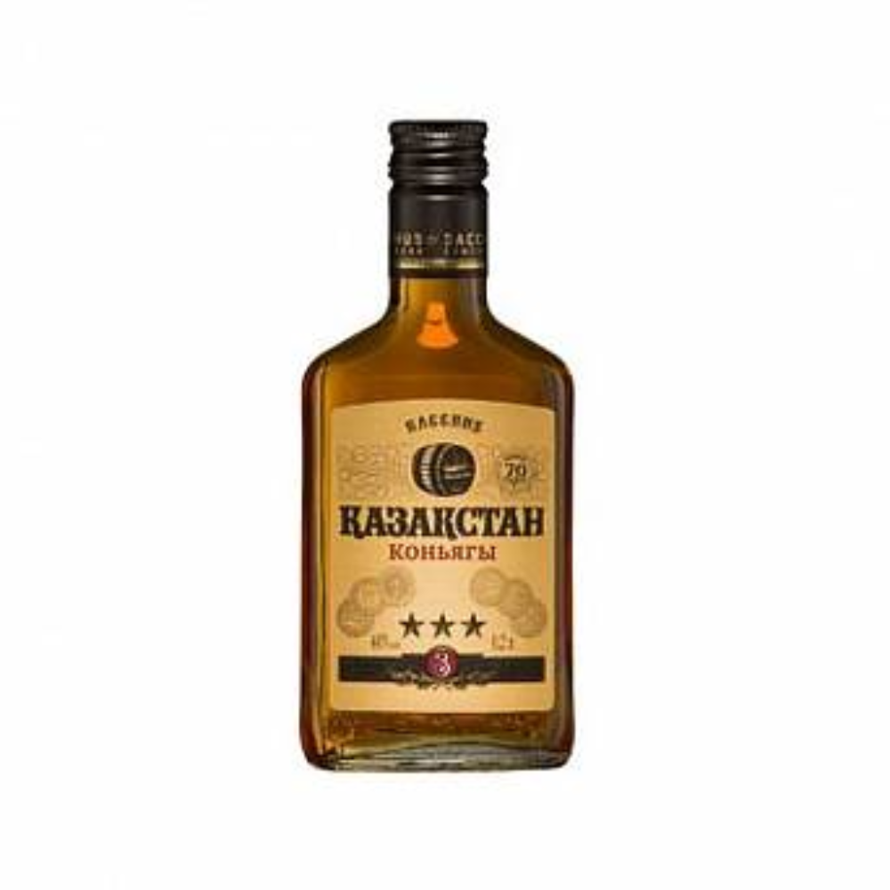 Коньяк Казакстан Black special 3 звезды 0,180 мл