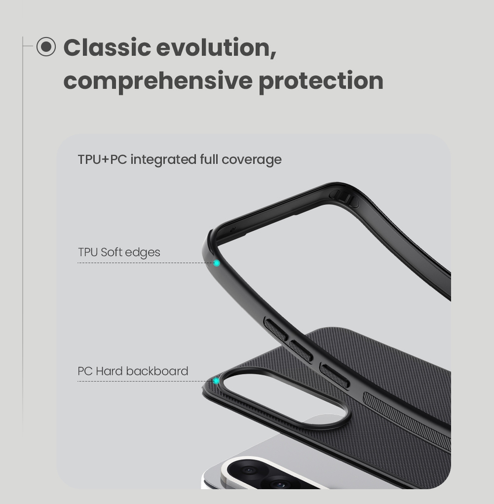 Чехол усиленный от Nillkin c встроенным круглым магнитом для OnePlus Nord 5 и Ace 5 Ultra, серия Super Frosted Shield Pro Magnetic Case