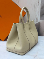 Бежевая сумка Hermes Garden Party 36