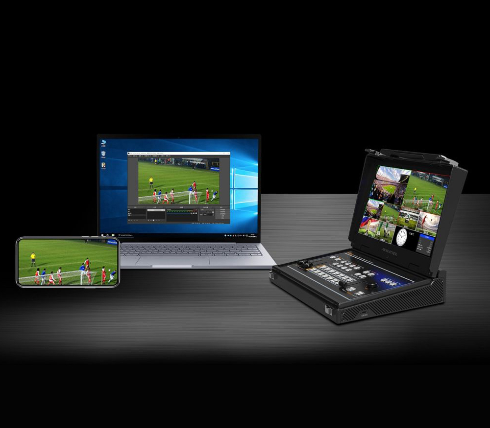 Видеомикшер AvMatrix PVS0613U, портативный, 6CH, SDI, USB
