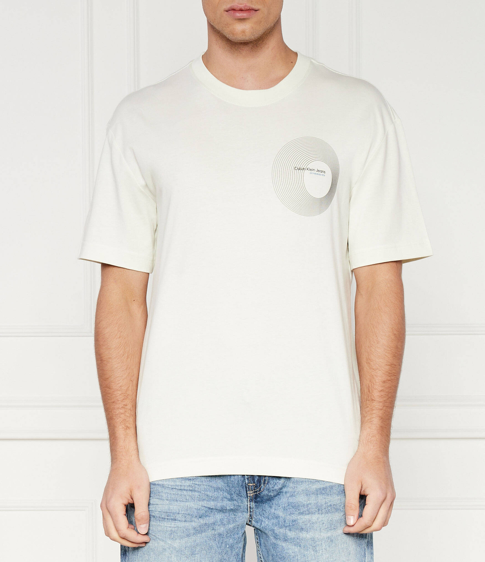Футболка CIRCLE FREQUENCY CALVIN KLEIN JEANS - песочный(J30J325200)