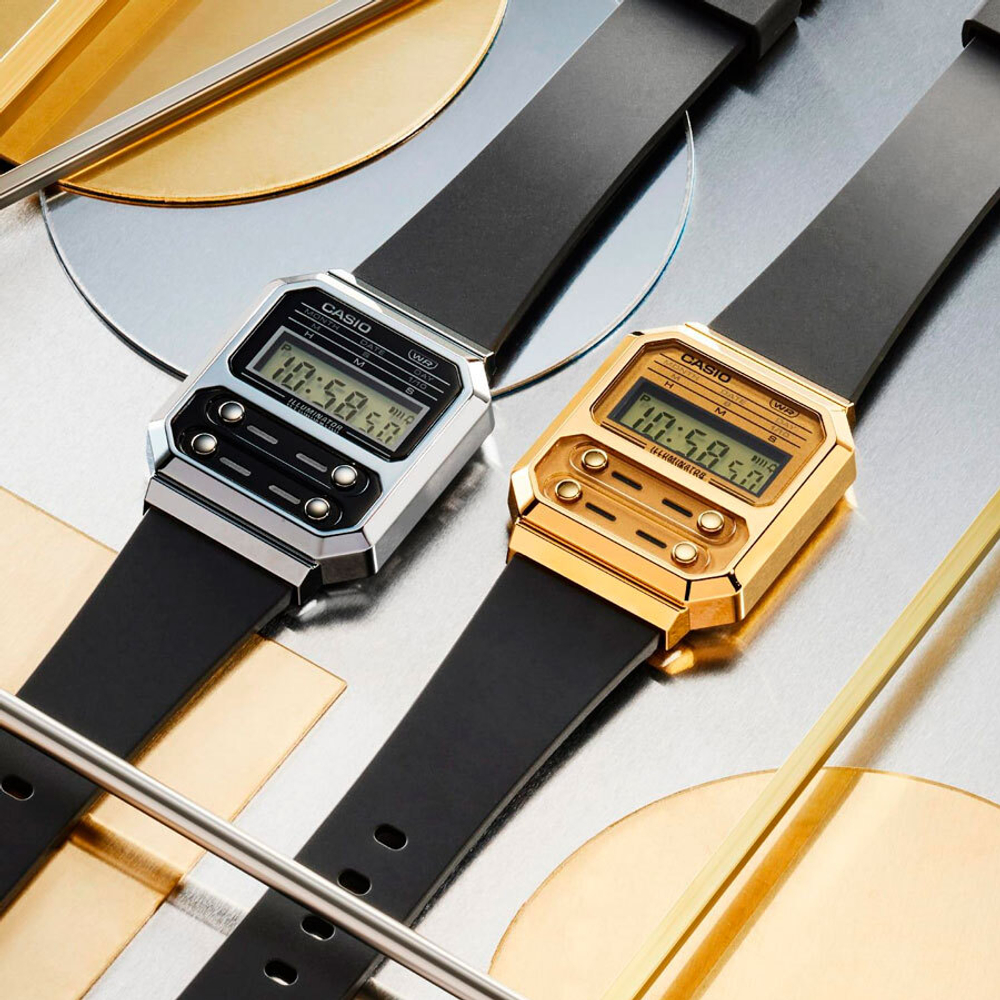 Унисекс наручные часы Casio A100WEF-1A