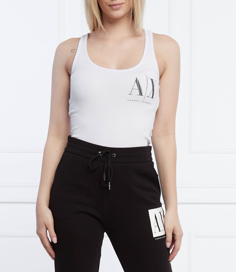 топ Armani Exchange - белый(8NYMFX YJ1LZ)