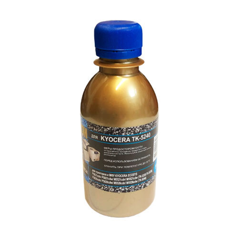 Тонер для KYOCERA ECOSYS P5021/P5026 (TK-5240) (50гр, голубой, 3К, MITSUBISHI) Gold ATM Тонер для KYOCERA ECOSYS P5021/P5026 (TK-5240) (50гр, голубой, 3К, MITSUBISHI) Gold ATM