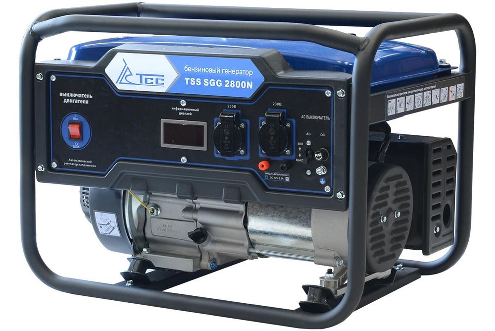 Бензогенератор TSS SGG 2800N - [2.8 кВт / 12 А] руч. старт