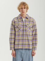 Мужская Рубашка Zip-up Flannel