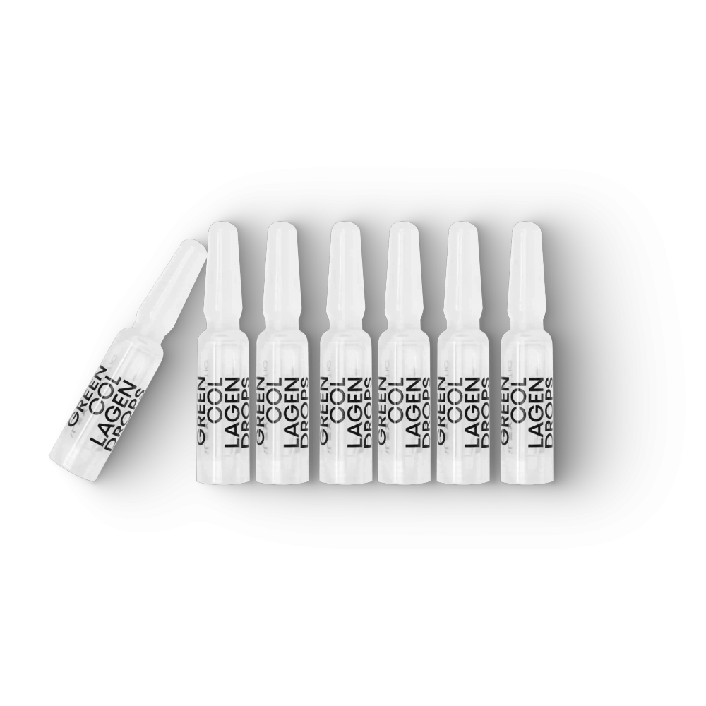 Green Collagen Drops - Ампулы с коллагеновыми аминокислотами, 7 х 1,5 мл