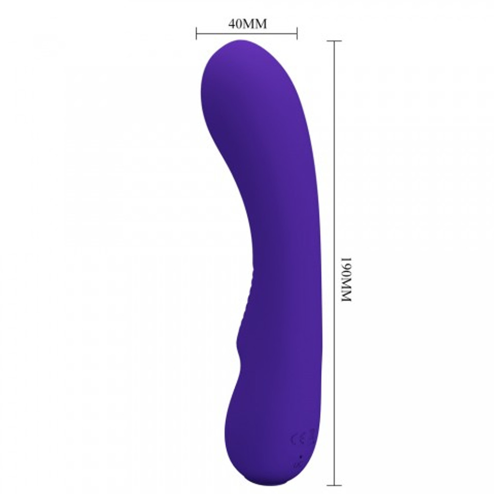 Вибратор Matt Super Soft (19 см) фиолетовый