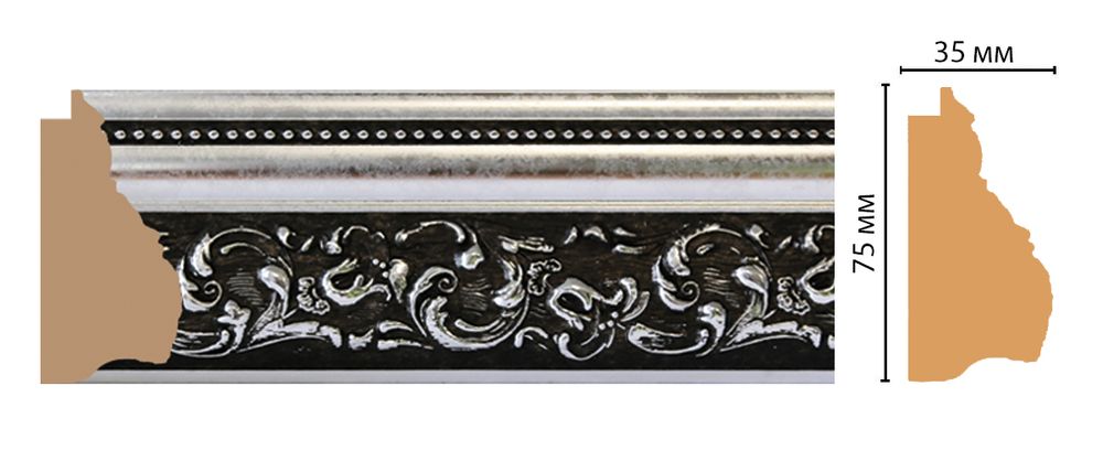 Багет Decomaster 919-1605B 75*35*2900мм