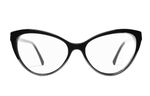 CHANEL Cat Eye Cat Eye Functional Glasses Women"s Black