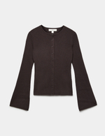 Короткий кардиган в рубчик из шерстяной смеси - Marks & Spencer