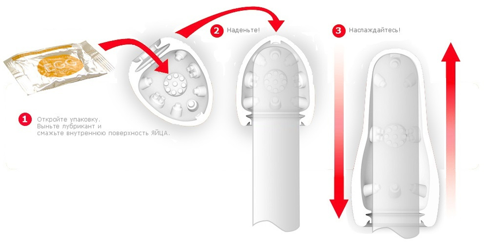 Мастурбатор Tenga Egg Clicker Яйцо Кликер