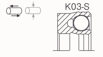 Уплотнение поршня K03-S 60x70x8.4