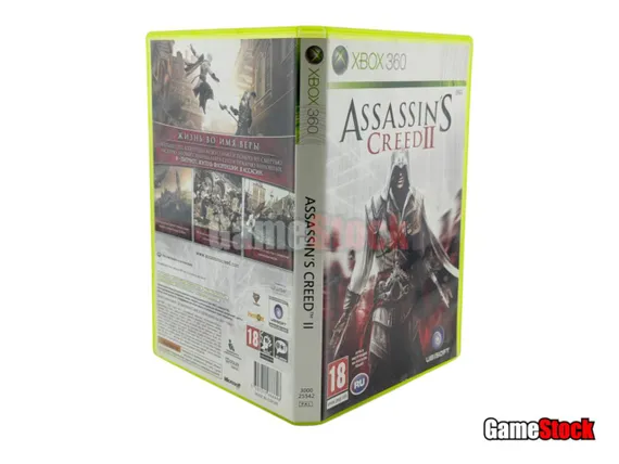 Xbox 360 Assassin's Creed 2 (II) (Б/У, Полностью на русском языке)