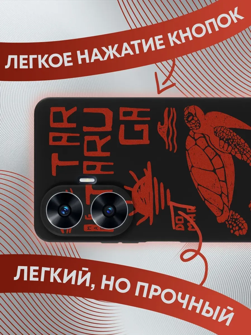Чехол на Realme C55 с принтом